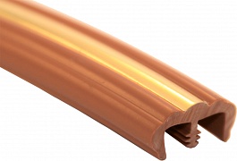 Накладка на спинку кровати с золотой полоской